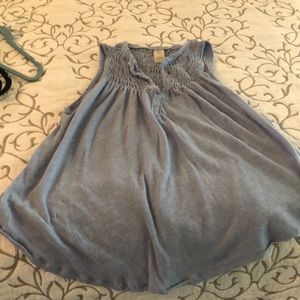 Flowy blue tank by free people